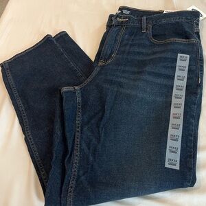 Old Navy Men's Deep Indigo Straight Jeans
